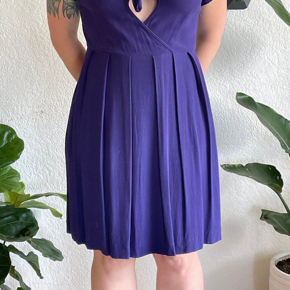 Kate Sylvester Purple Peep Dress - Picture 2 of 9